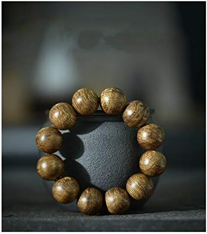 GLW Tarakan Wild Agarwood Malas Meditation Prayer Beads 18mm Japa #4897