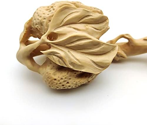 小叶黄杨灵芝把玩件 摆饰书桌装饰工艺规格20×4.5×3.8cm 手把件(小叶黄杨灵芝)