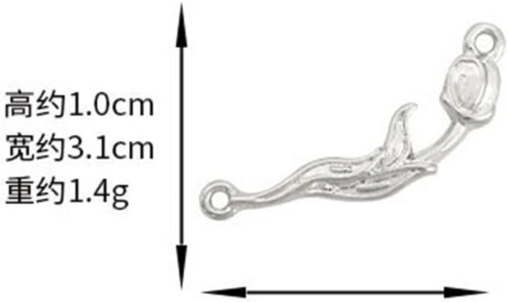 Alloy Plating Hole Jewelry Charm Handcraft DIY Accessories Material Kit