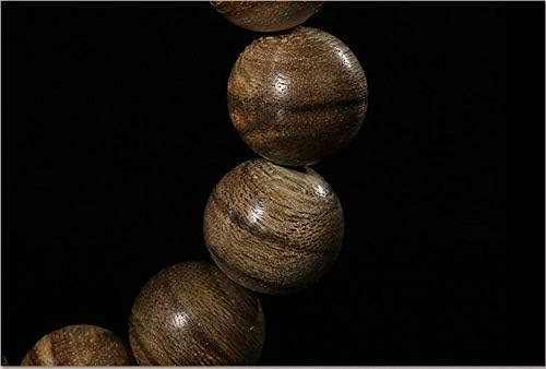 GLW Malinao Genuine Wild Agarwood Aloewood Malas Meditation Prayer Beads 15 Mm #4931