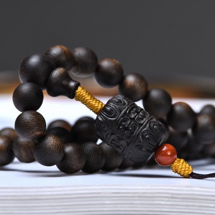 Brunei Agarwood 8mm*108 Beads Rosary Pendant Soft Silk Variety with Rich Floral Aroma