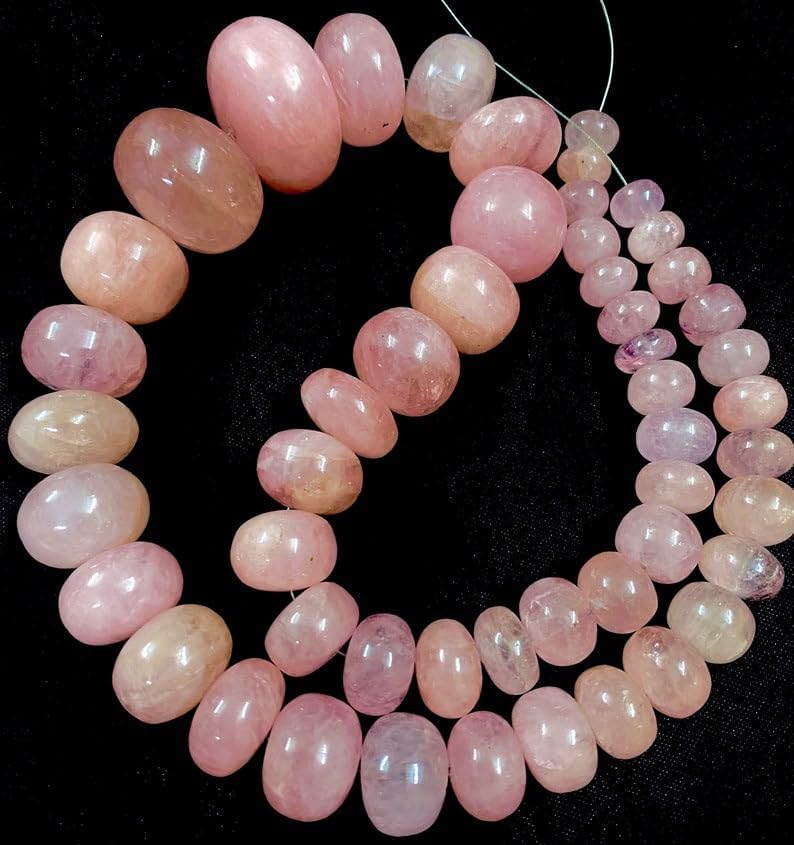 Natural Extremely Rare rondelle soomth Beads 9X12 19 inch Long String Jewelry Making Gemstone Beads for Necklace Bracelet