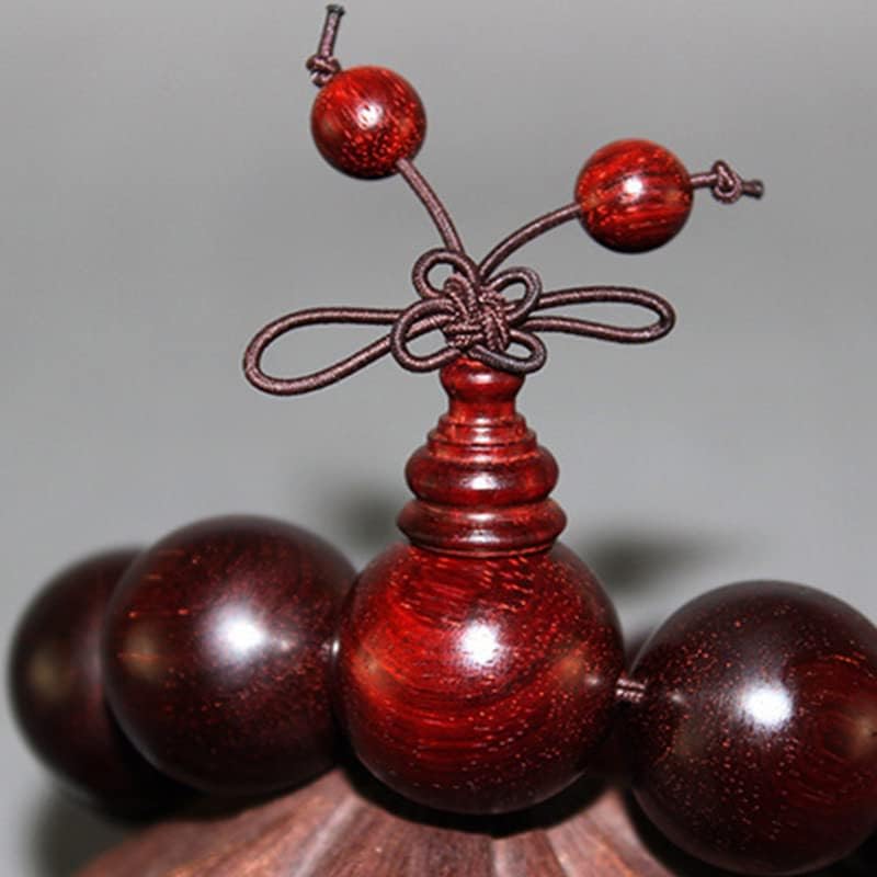 Mascot Wooden Crafts Wood Carving Art Wood Decoration Artwork 印度佛珠手链手串 2.0mm12颗顺纹牛毛网颗颗带金星(印度小叶紫檀多星)