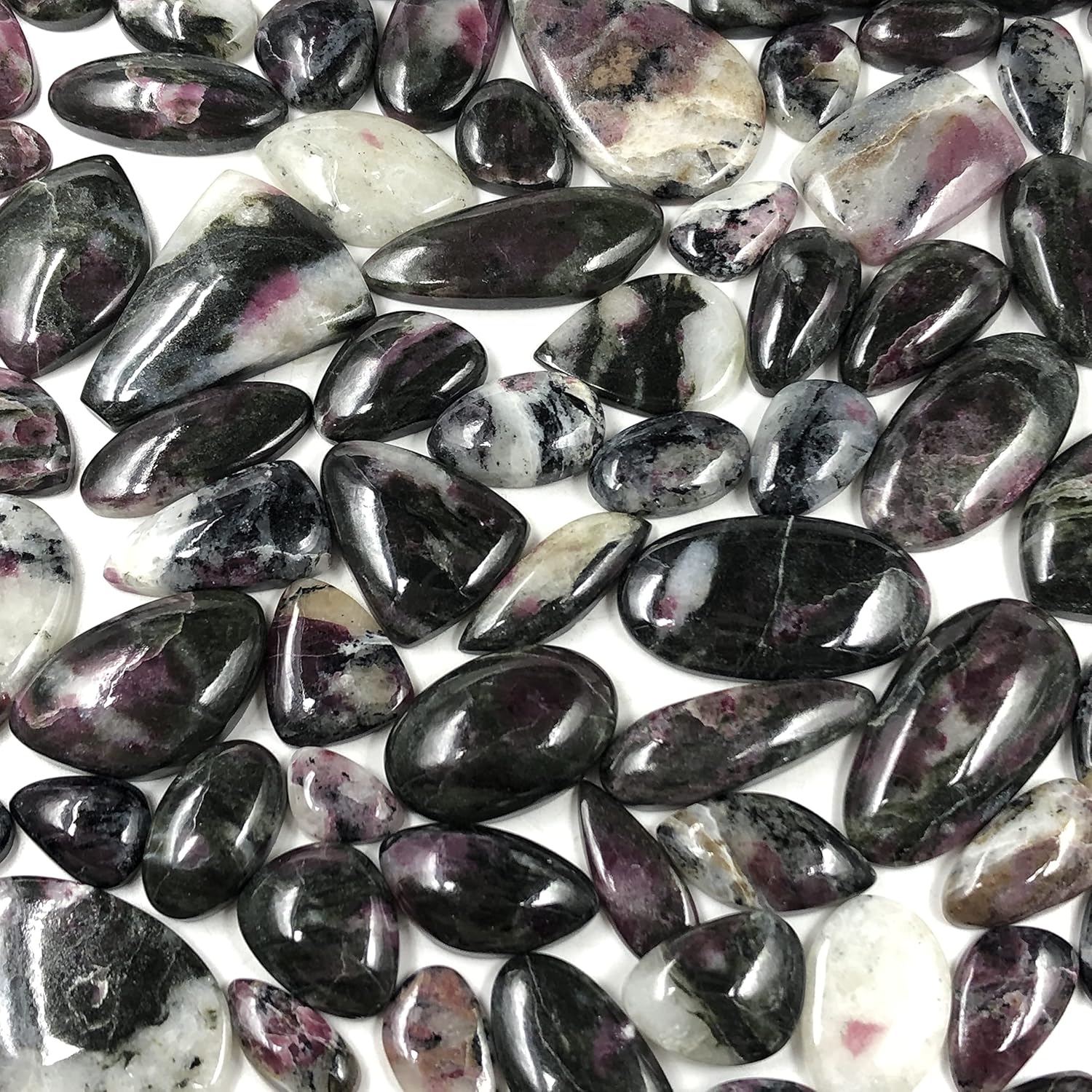 Natural EDYULITE Gemstone Loose Cabochon Lot For Jewelry Making, Loose Gemstone For Ring, Earring & Pendant Necklace, Jewelry Making Cabochons, Healing Gemstones