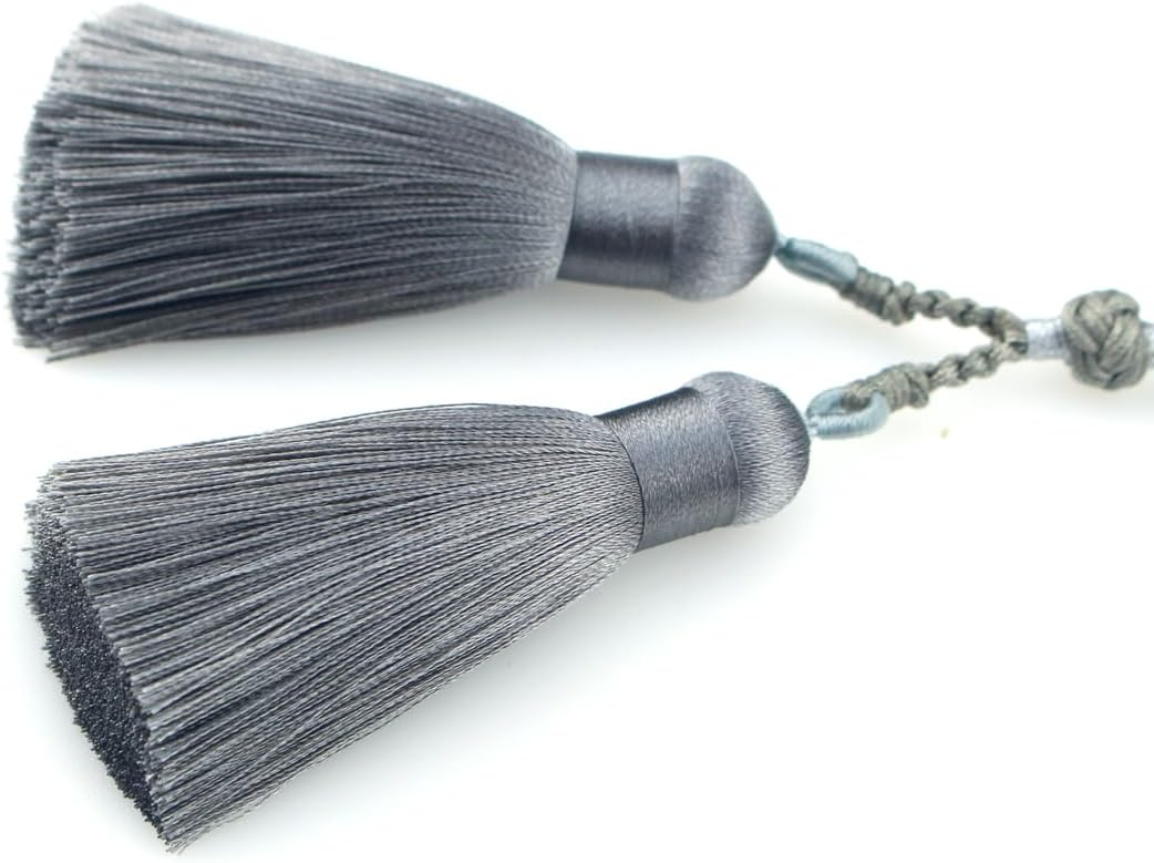 Muslims Islamic Dhikr Tasbeeh Tasbih Prayer Beads, 33 Crystal Smoky Quartz Beads with Tassel