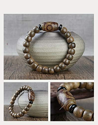 GLW Brunei Genuine Wild Agarwood Malas Meditation Prayer Beads 8mm Japa #4896