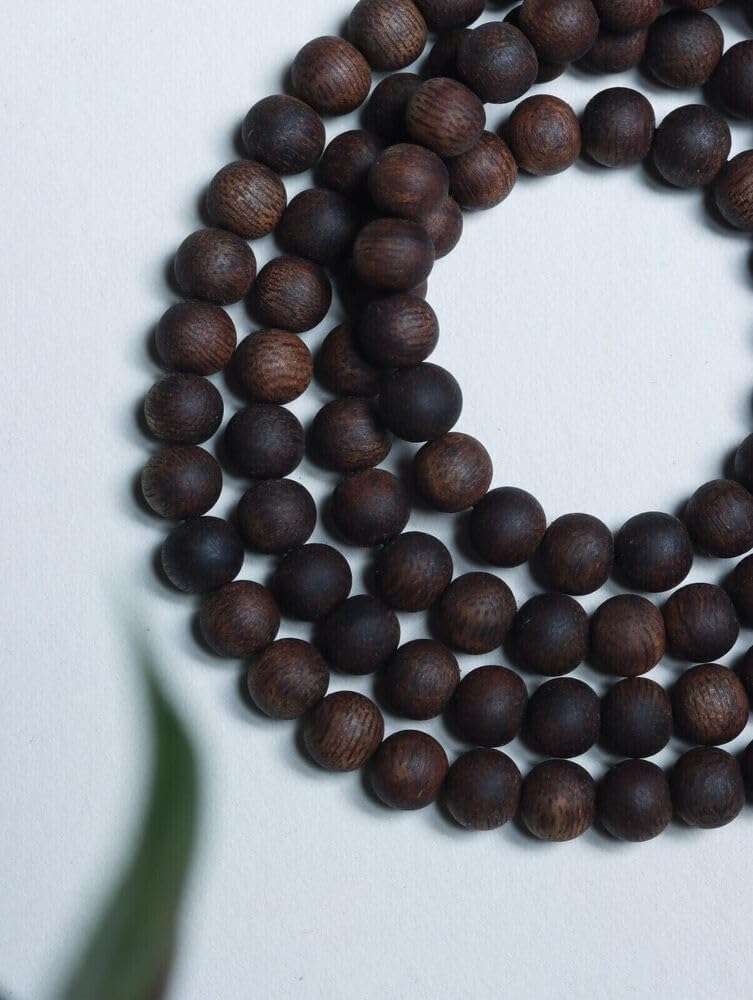 Agarwood 6mm Natural Vietnam White chess nan agarwood Bracelets Buddhist Prayer Beads