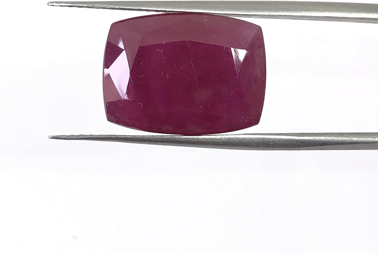16.22 Ct Deep Red Ruby Cushion Shape Size 16x12 mm Cut Faceted Attractive High Quality Fine Loose Gemstone Best For Making Pendant Jewelry