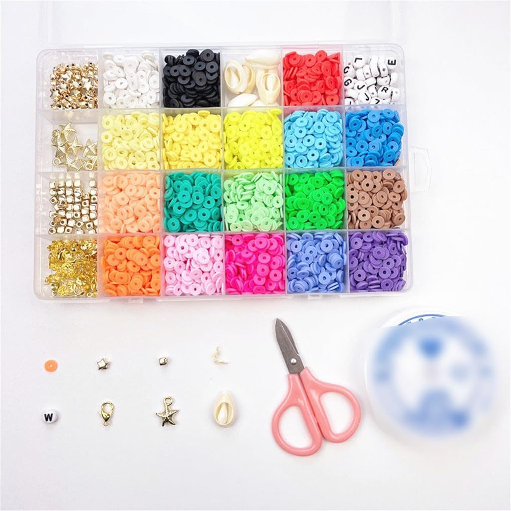 18 Color Polymer Clay Sheet Beads Set Bohemian DIY Jewelry Accessories