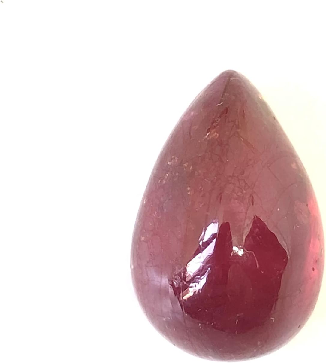 26.30 Ct Deep Red Ruby Pear Shape Cabochon Size 20x14 mm Attractive Fine Quality Most Popular Loose Gemstone Best For Making Jewelry Pendant/Ring
