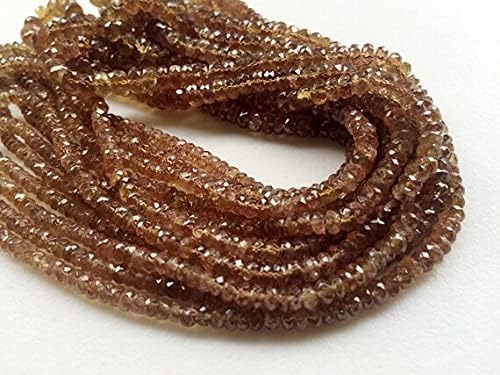 Beads Gemstone 1 Strand Natural Color Changing Garnet Faceted Rondelle Beads, Garnet Beads, Garnet Necklace, 2.5mm - 4.5mm, 16 Inch Code-HIGH-19500