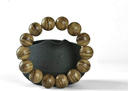 GLW Kalimantan Wild Agarwood Aloewood 15mm MALA Prayer Beads #4914