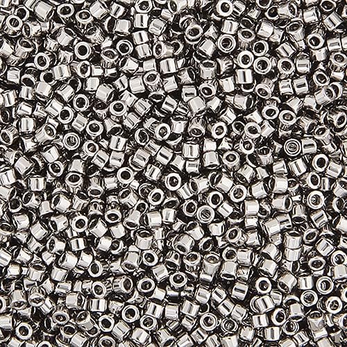Miyuki Delica 11/0 - Steel DB0021-250gms Bag of Japanese Glass Beads Bulk Bag of Japanese Glass Beads