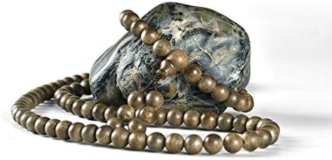 Hoi an Genuine Wild Agarwood Aloewood Malas Meditation Prayer Beads 7 Mm #4957