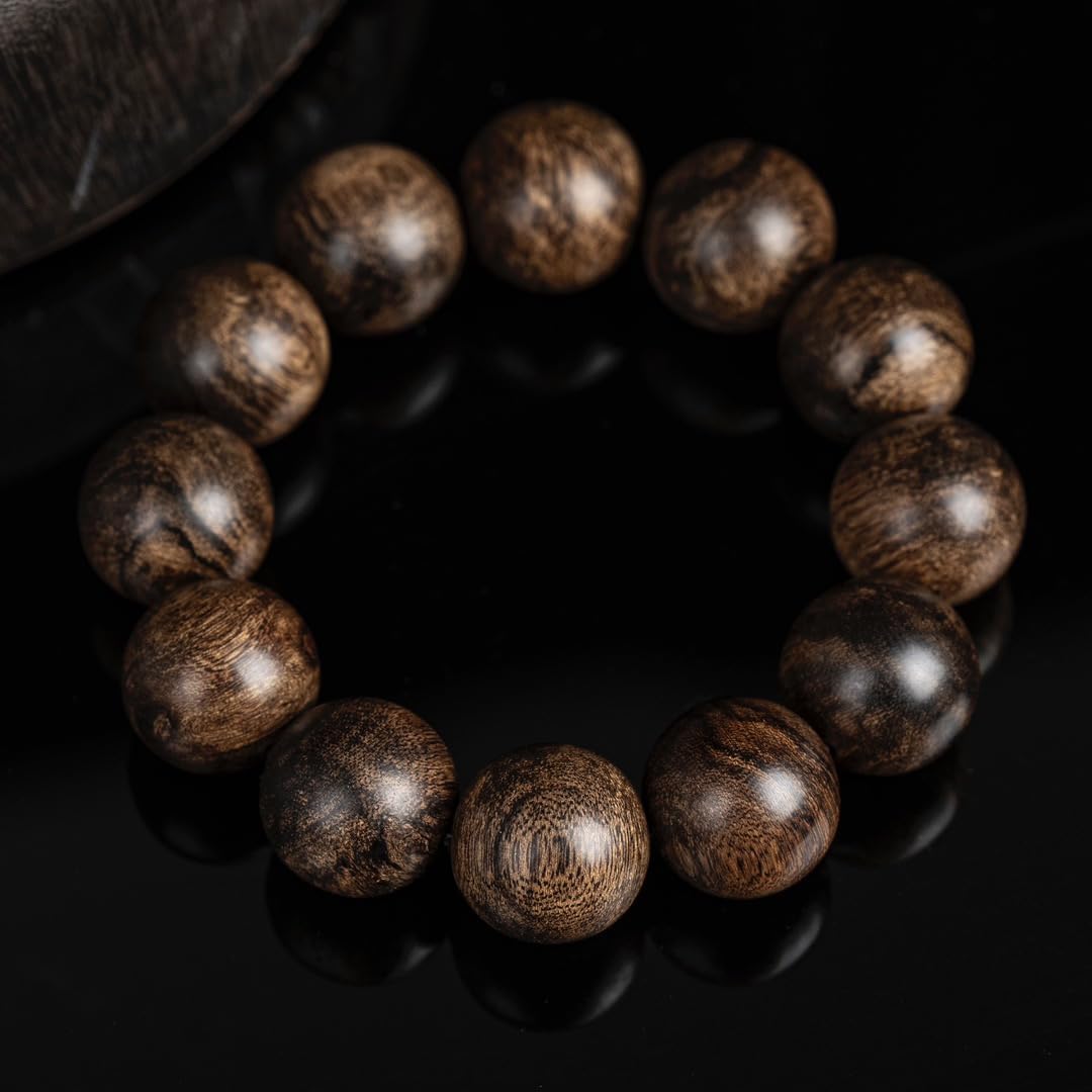 Vietnam Nha Trang White Agarwood Burl Old Material Sinking Grade 20mm*12 Pieces Impressive Jade-like Full Grain