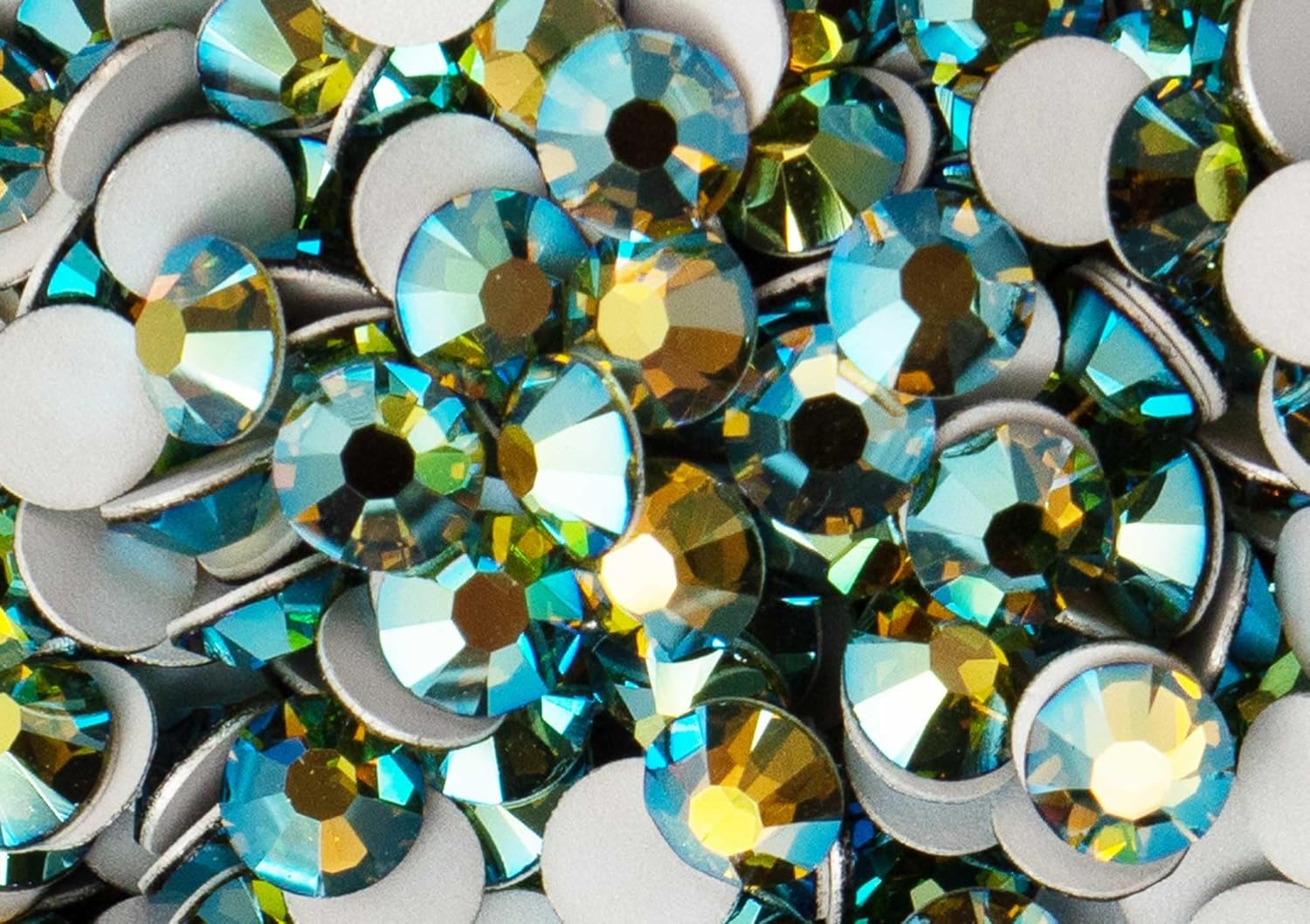 1440 Pieces SS20 Preciosa Maxima Czech Crystal Flat Back, Rhinestones for Crafts, Olivine AB