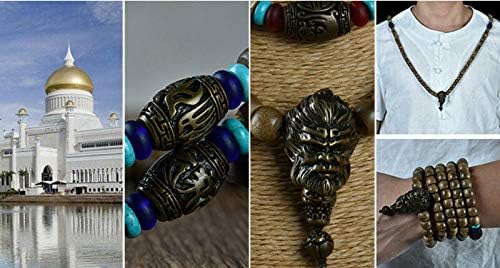 GLW Brunei Genuine Wild Agarwood Aloewood Malas Meditation Prayer Beads 7 Mm #4955