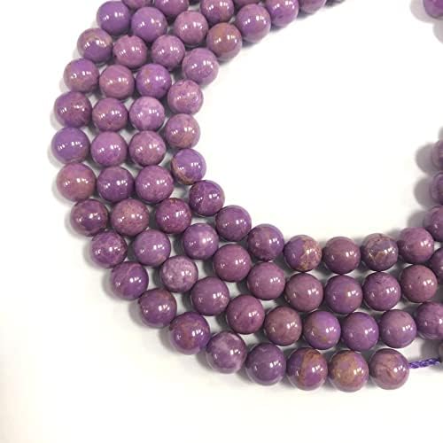 13 inch Strand of Natural gem Phosphosiderite, 8mm Round Smooth Beads for DIY Jewelry Making. | Beads_06177, As Per Photo