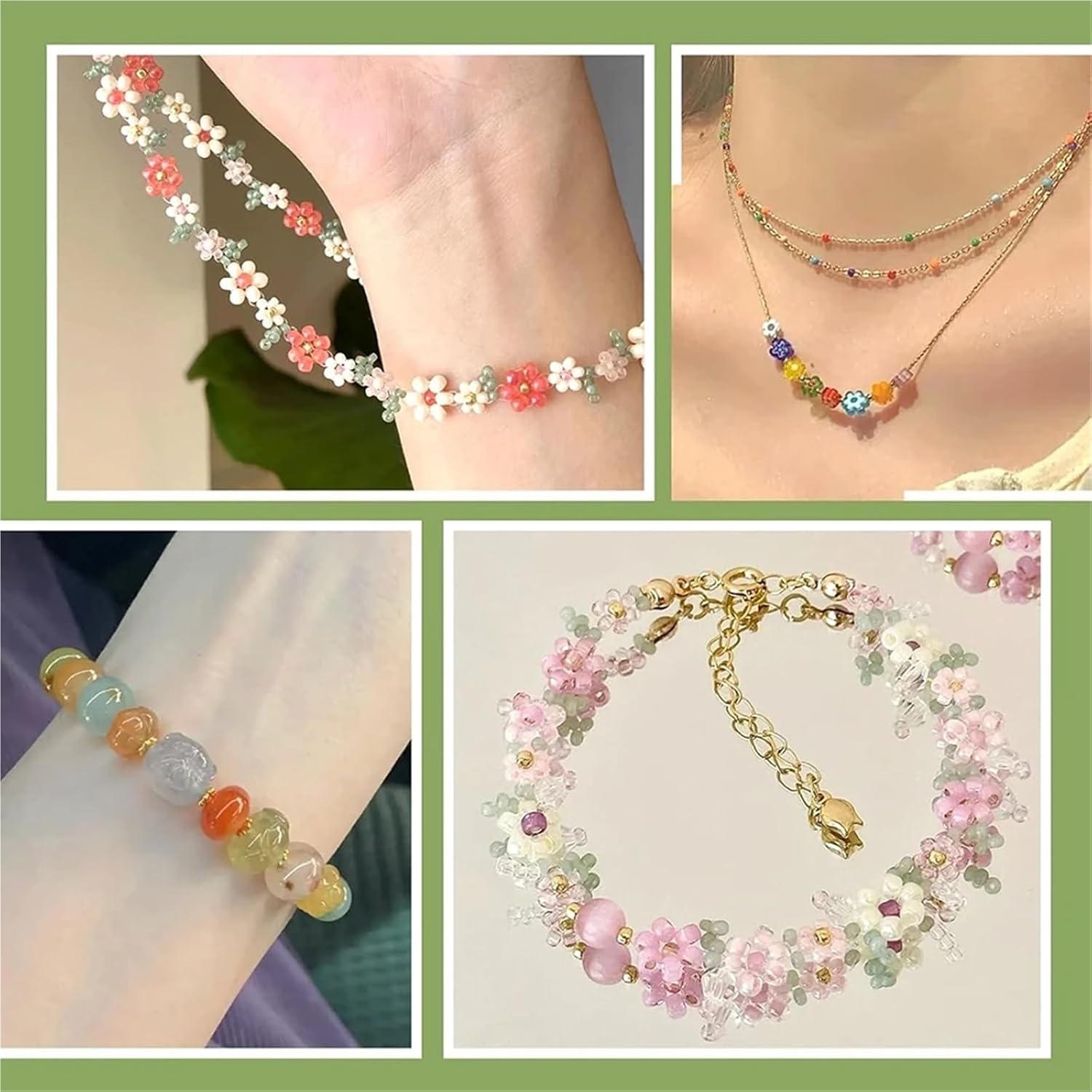 Beading Needles 8/16/32set Beading Needles Long Straight Embroidery with Needle Bottle Bead Threader for Jewelry Making(32set)