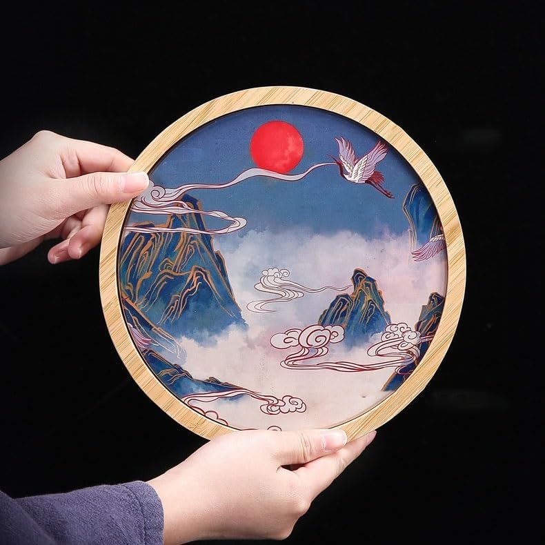 Tray Chinese Quick-Drying Tea Tray Ceramic Teapot Dry Tea Table Tea Table Restaurant Service Tray Serving Trays(D)