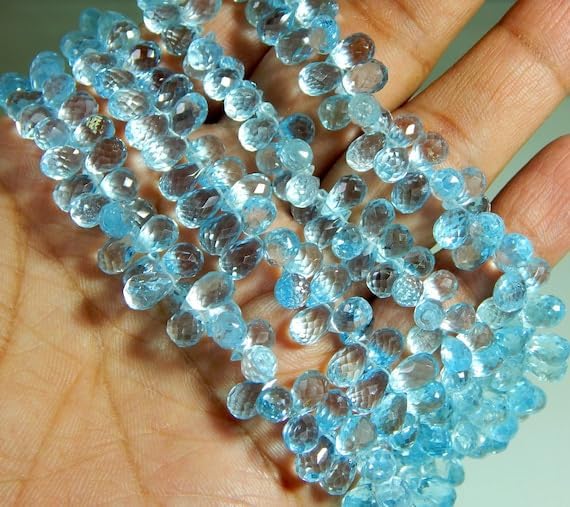 BEADS GEMSTONE 1 Strand Natural Labrarite Faceted Tyre Beads Wheel Shape 4.2x7.5.mm Approx 9.5 inch Code-HIGH-20055