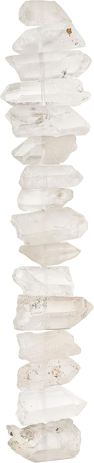 Bead Landing Clear Crystal Chunk Beads, 12 Pack