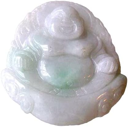 160cts Hand Carved Buddha Gorgeous Lavendar Jade Pendant Bead for Jewelry Making