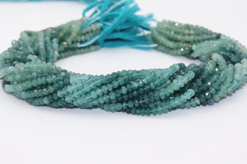AAA+ Quality Grandidierite Facetd Rondelle 6mm Beads Strand for Jewelry Making Wholesale