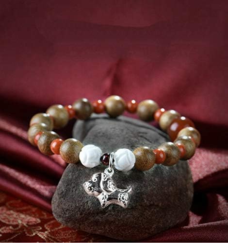 GLW Prayer Beads Malas Meditation Brunei Genuine Wild Agarwood Aloewood 7mm #4954