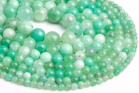12-13mm Natural Australian Chrysoprase Grade AAA Round Loose Beads Full Strand Fast Free Supply