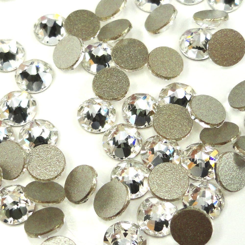 1440 pcs (Factory Pack) Crystal (001) Clear Austrian Crystal New 2088 Xirius 20ss Flatbacks Round Rhinestones 5mm ss20 Bling DIY Austria gems Resin Jewellery Original Sealed Pack