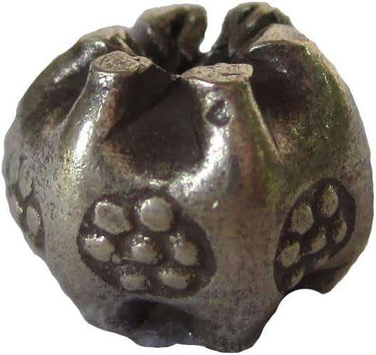 Full Funk Ethnic Thai Karen 97% Silver Content Beads - Crump Delica 7x5mm - 4pcs