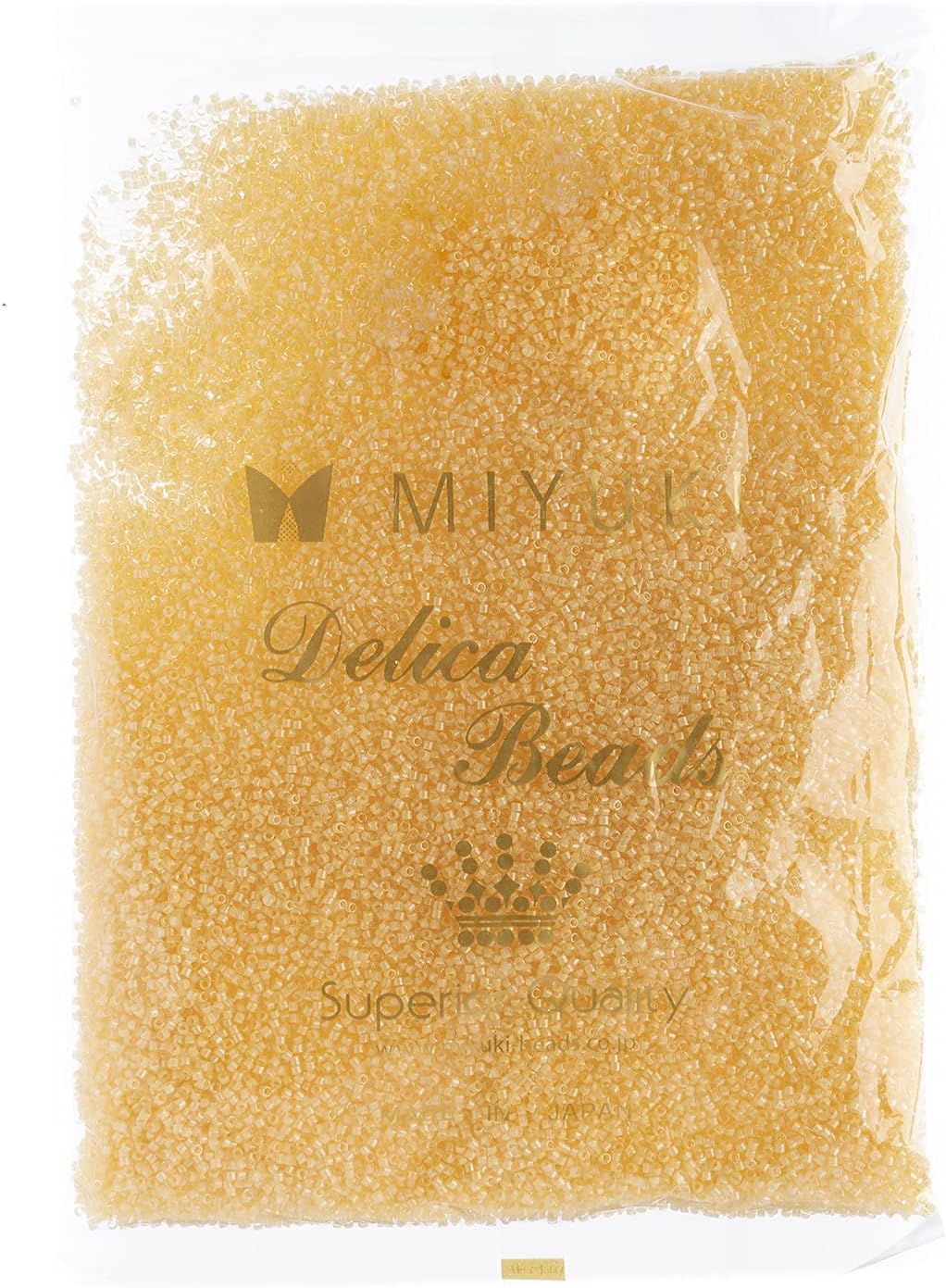 Miyuki Delica 11/0 - Fancy Lined Sand DB2371-250gms Bag of Japanese Glass Beads Bulk Bag of Japanese Glass Beads
