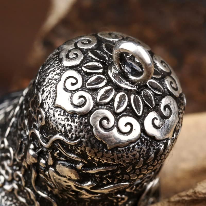 Brass Teng Dragon Bell EDC Bead DIY Paracord Keychain Bead Bracelet Accessories Bead,Necklace Pendant Bead,Lanyard Bead,Brass Charms