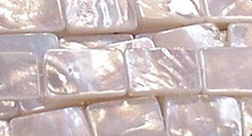 AAA Mother of Pearl Premium Natural Shell Bead Strand | 21x14x4mm to 23x15x4mm| for Jewelry Making