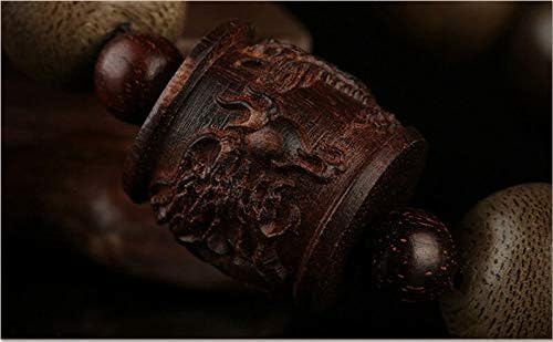 GLW Brunei Genuine Wild Agarwood Aloewood 15 mm Malas Meditation Prayer beads #4949