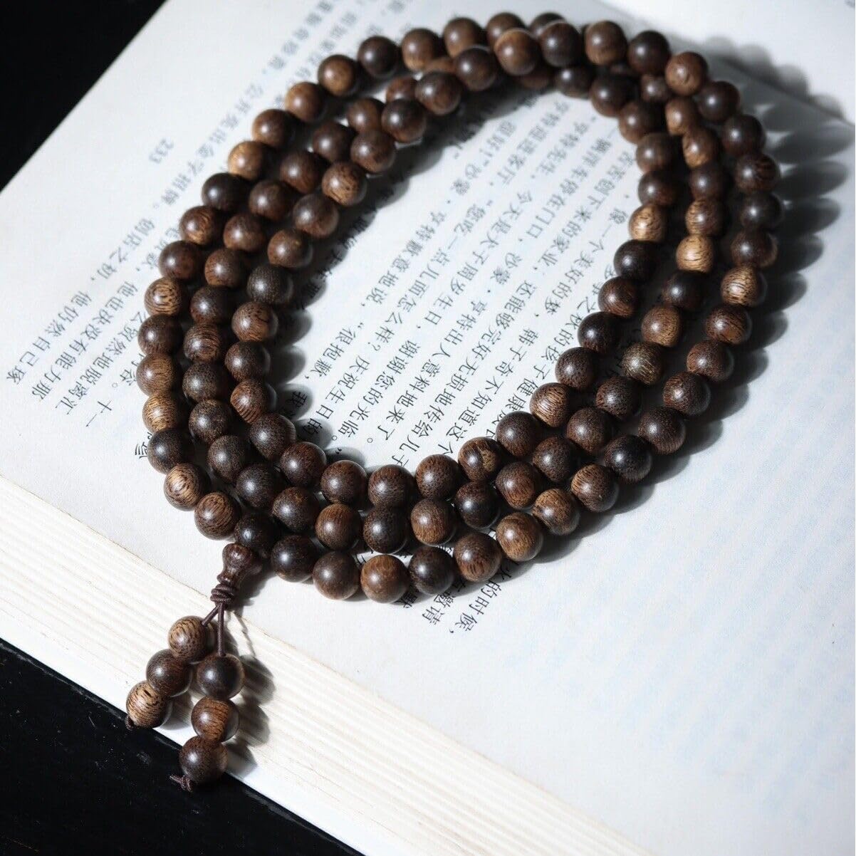 Agarwood Brunei Agarwood Old Material 8mm Round Beads Strings Buddha Beads Rosary Beads