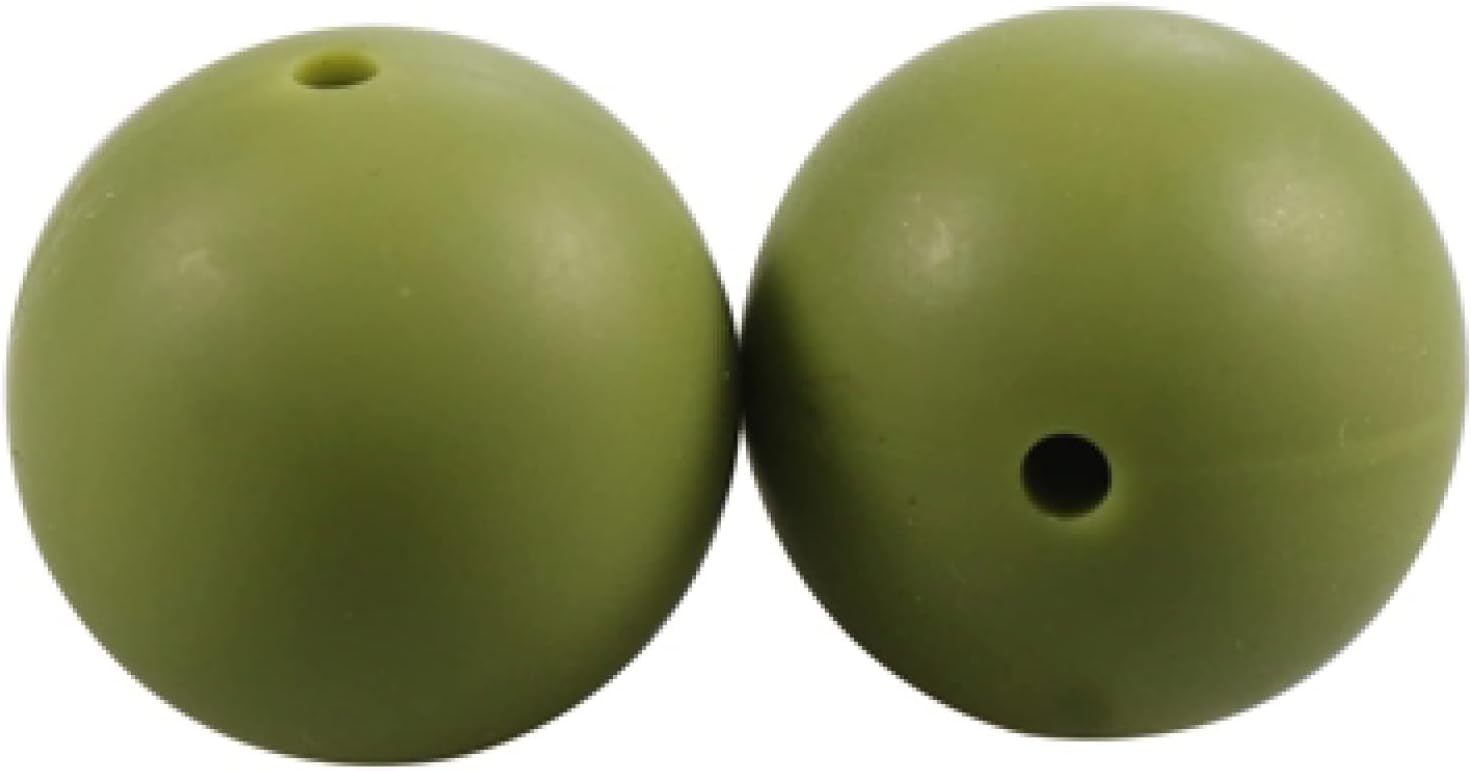 15mm 12mm Silicone Beads Bulk Round Silicone Beads for Keychain Making Silicone Beads Bulk DIY Bracelet Necklace Women Jewelry Making Handmade Supplies (15mm Color 9)