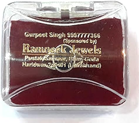 Ramneek Jewels 4.25-4.50 Carat Blue Sapphire/Neelam Gemstone Silver Ring For Men And Women