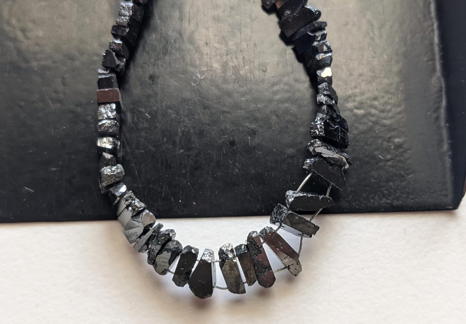 4-7mm Black Diamond Sticks Polished Natural Rough Diamond Stick Beads Double Drill Raw Black Diamond Sticks (15Pcs To 30Pcs Option) - PPD764, 4-7 MM Approx.