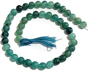 8 MM, Natural Rare Grandidierite Round Beads -14