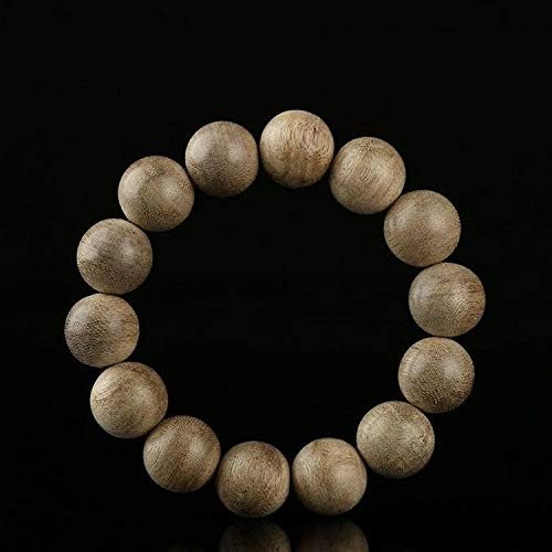 GLW Malaysia Natural Wild Agarwood Aloewood 15 mm Malas Meditation Prayer bead# 4923