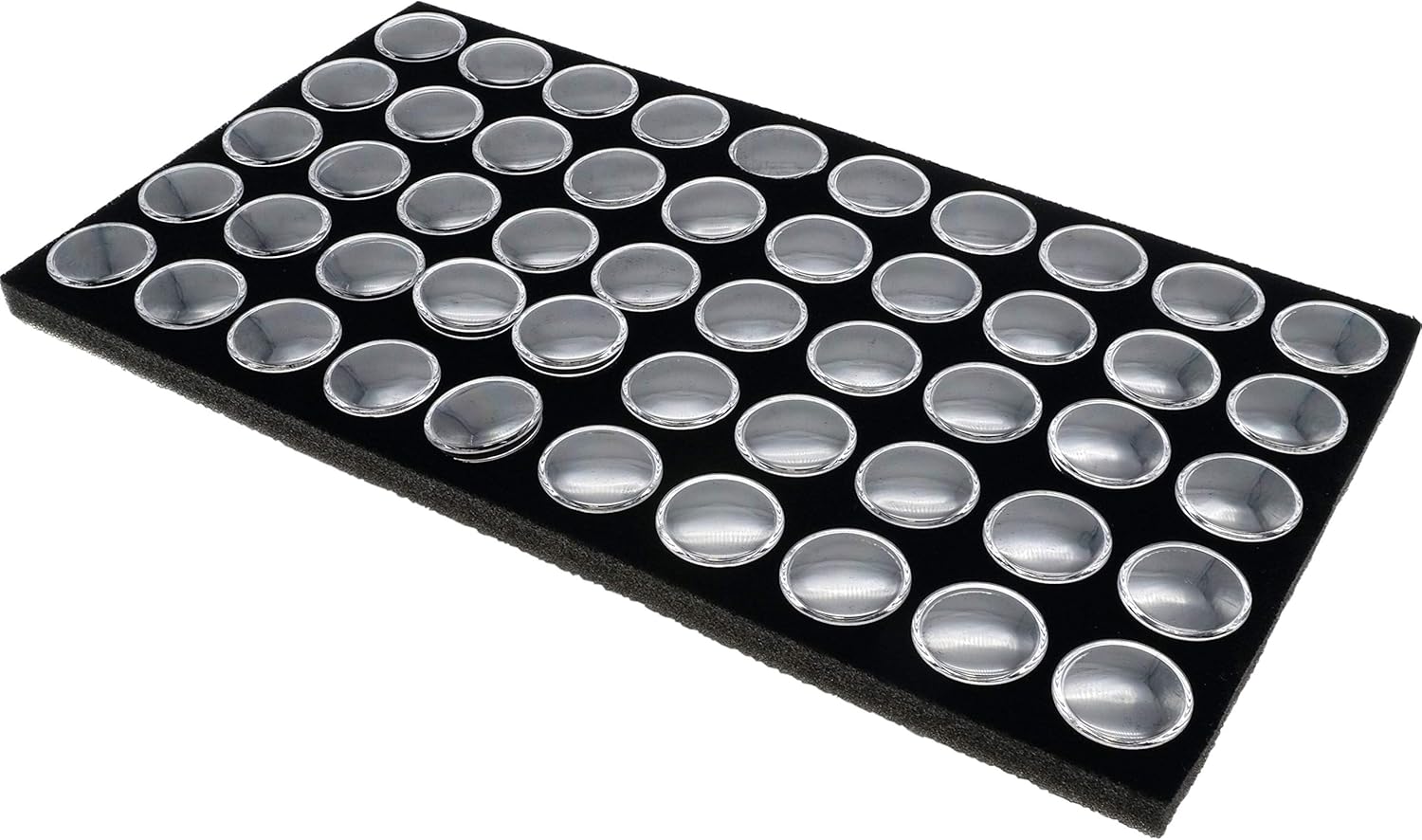 300 Gem Jars Black Foam Display & Stackable Tray