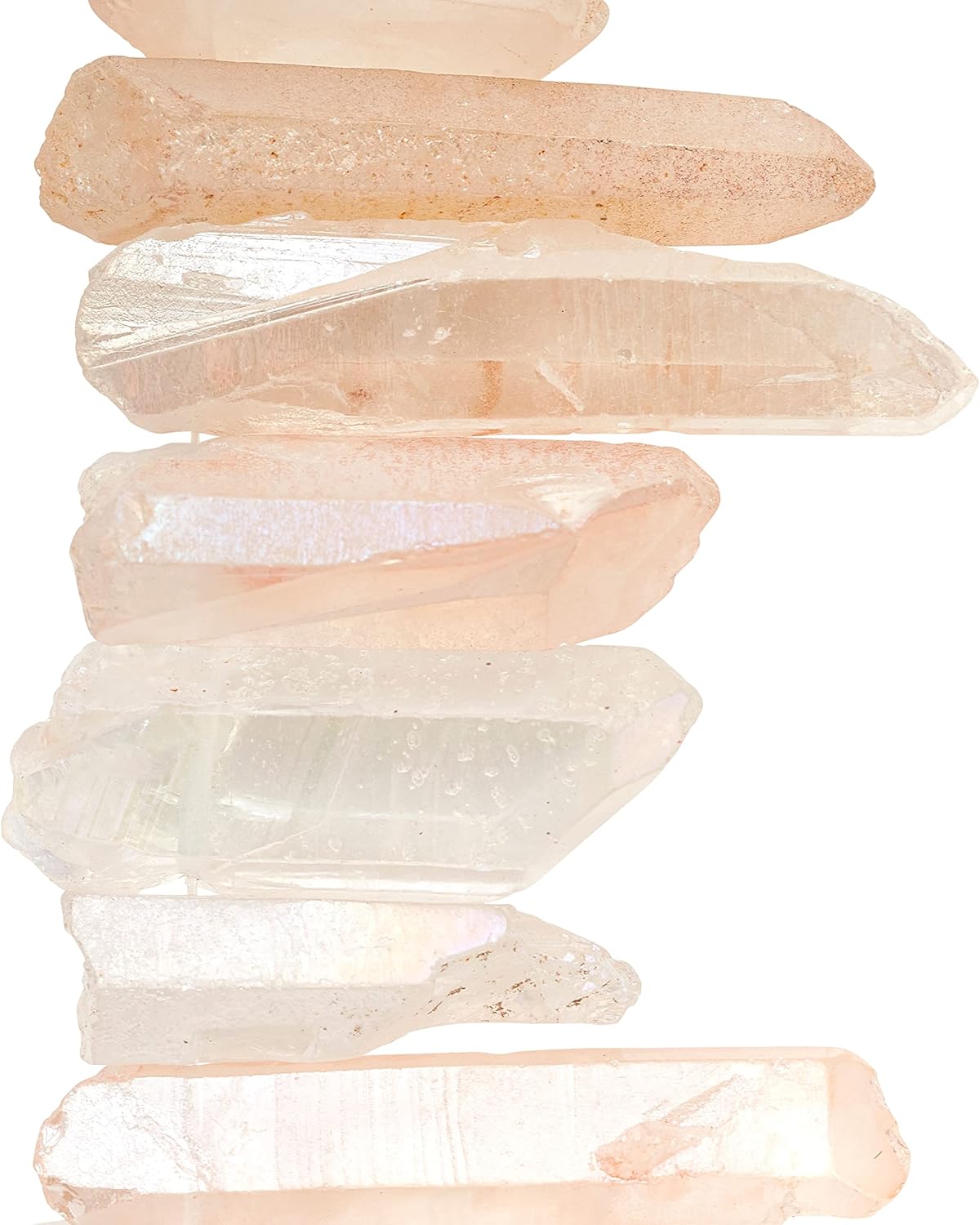Bead Landing Rose Crystal Luster Stone Stick Beads, 12 Pack