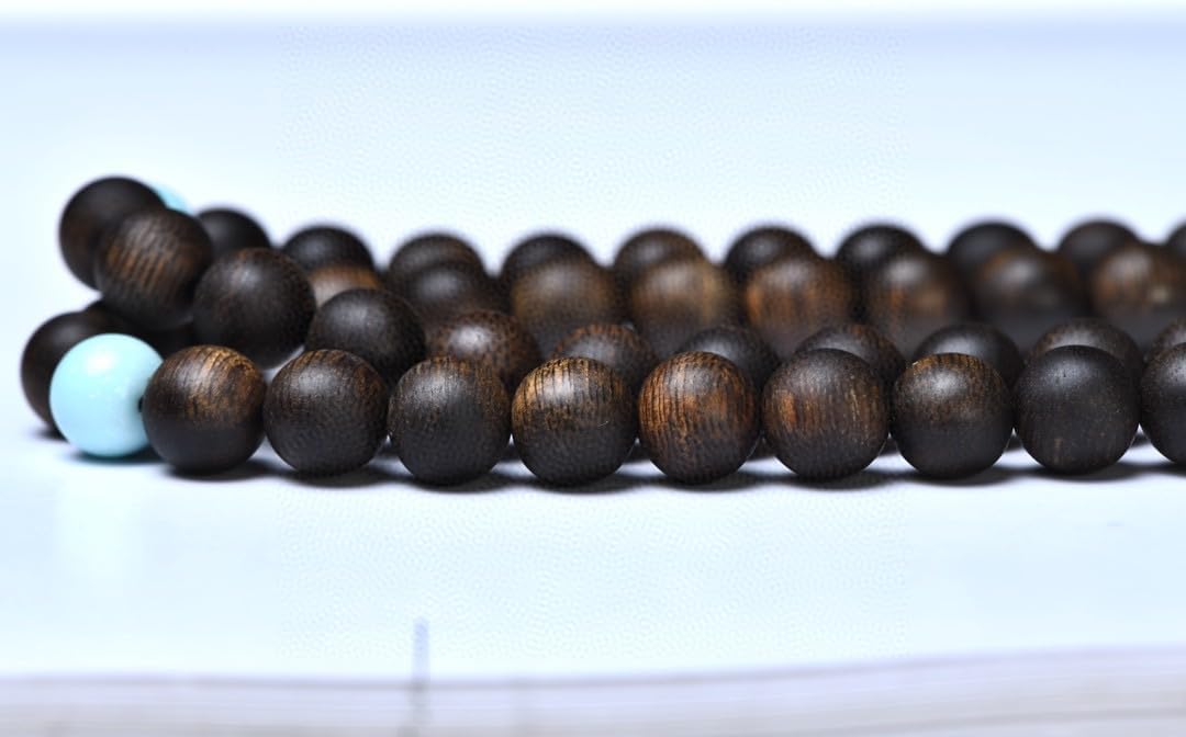 Brunei Agarwood 8mm*108 Beads Rosary Pendant Soft Silk Variety with Rich Floral Aroma