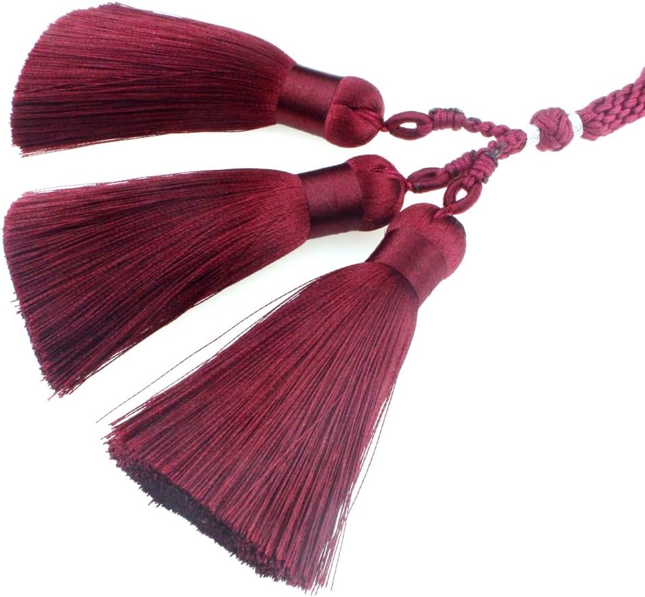 Muslims Islamic Dhikr Tasbeeh Tasbih Prayer Beads, 99 Red Agate Stone Beads with Tassel