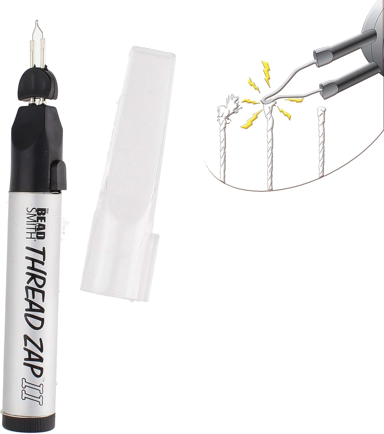 The Beadsmith Mini Macrame Kit - Bead Board 11.5 x 15.5 inches - Thread Zap II - 5.25” Thread Burner - S-Lon Cord #18 Cord, Multipack with 4 Spools – for Macrame and Knotting Jewelry Projects