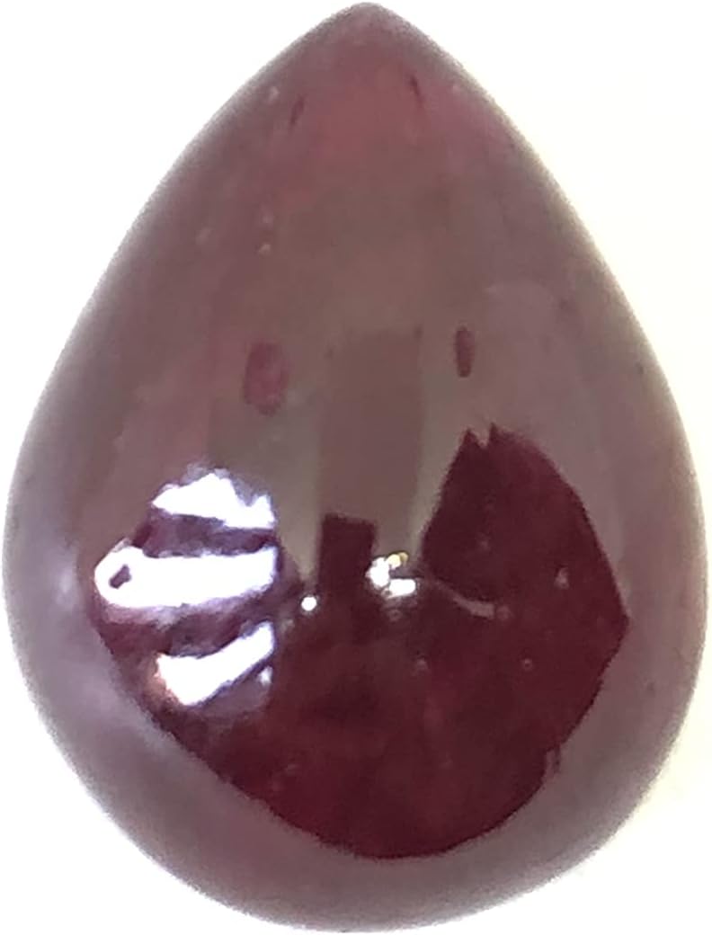 28.35 Ct Deep Red Ruby Pear Shape Cabochon Size 20x15 mm Attractive Unique Quality Most Popular Loose Gemstone Best For Making Jewelry Pendant/Ring
