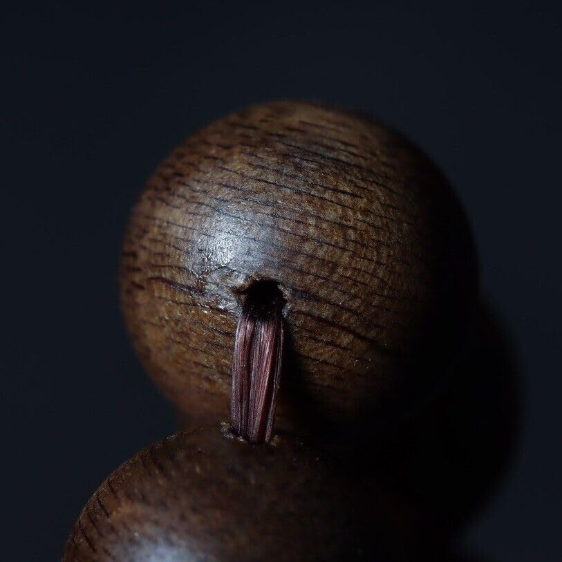 Agarwood 12mm x 17pcs Old Material Fusen Red Earth Agarwood string beads Rosary beads