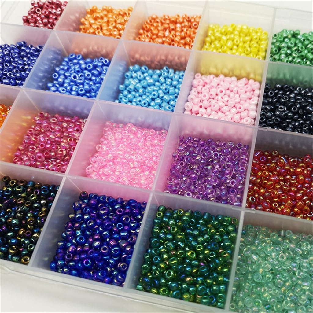 24 Grid Polymer Clay Sheet Set Gradient Color Slices Flat Round Beads